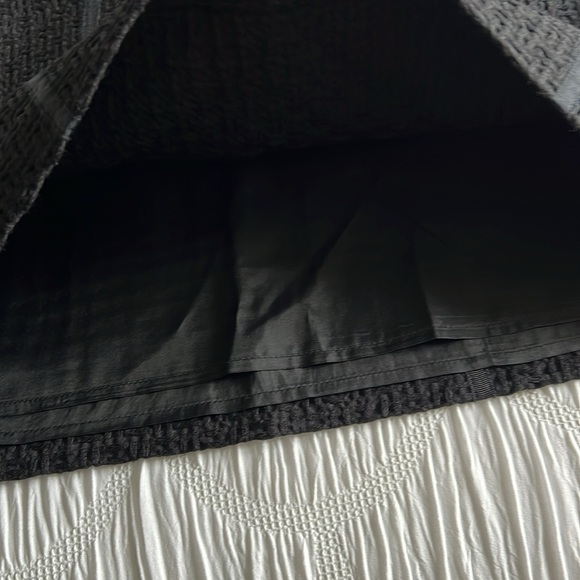 LOFT Satin Stripe Tweed Skirt - Picture 3 of 6